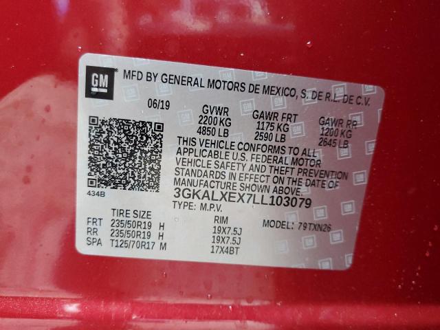 Photo 10 from auction – 2020 GMC TERRAIN DE with VIN 3GKALXEX7LL103079