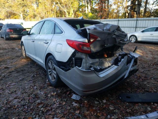 Photo 3 from auction – 2016 HYUNDAI SONATA SE with VIN 5NPE24AF6GH289232