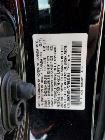 Photo 10 from auction – 2015 HONDA CR-V EXL with VIN 2HKRM3H77FH553884