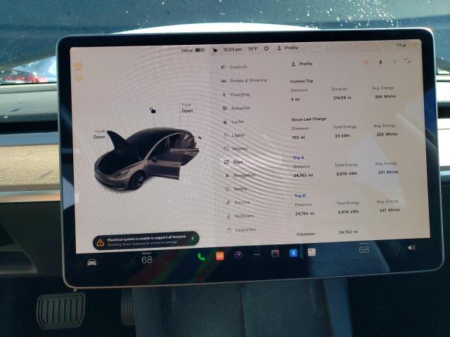 Photo 8 from auction – 2022 TESLA MODEL 3 with VIN 5YJ3E1EA2NF190057