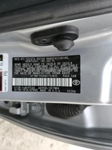 Photo 10 from auction – 2016 TOYOTA CAMRY LE with VIN 4T1BF1FK0GU123835