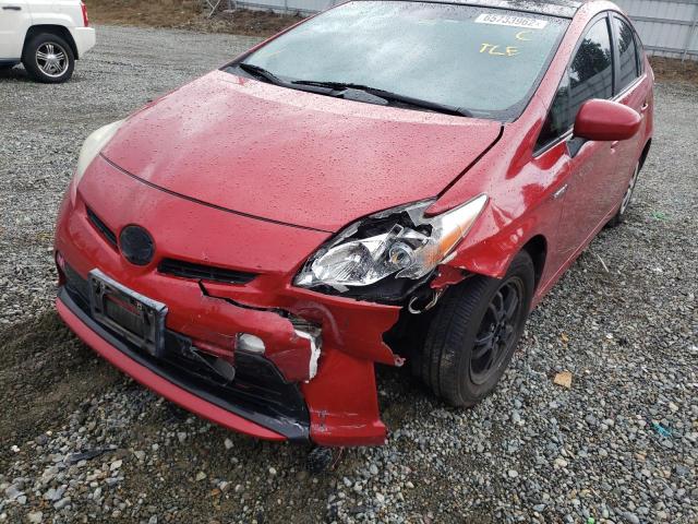 Photo 9 from auction – 2012 TOYOTA PRIUS with VIN JTDKN3DU2C1543597