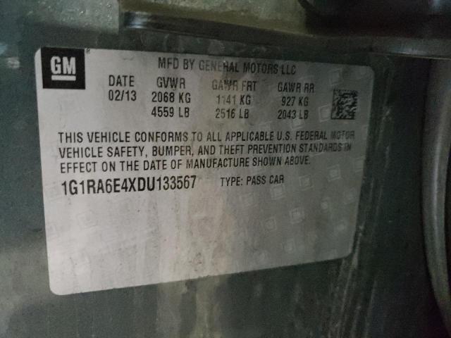 Photo 10 from auction – 2013 CHEVROLET VOLT with VIN 1G1RA6E4XDU133567
