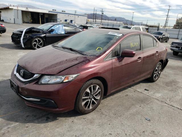 Photo 2 from auction – 2015 HONDA CIVIC EX with VIN 19XFB2F85FE295416