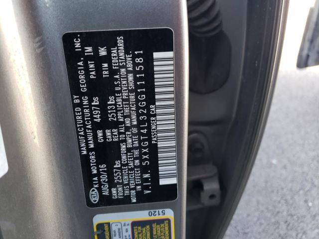 Photo 10 from auction – 2016 KIA OPTIMA LX with VIN 5XXGT4L32GG111581