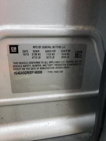 Photo 10 from auction – 2014 BUICK LACROSSE with VIN 1G4GA5GR6EF146688