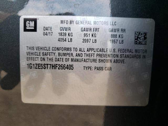 Photo 10 from auction – 2017 CHEVROLET MALIBU LT with VIN 1G1ZE5ST7HF266405