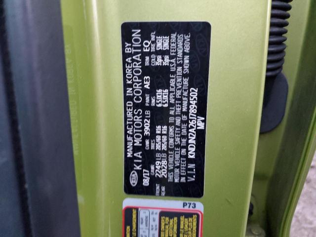 Photo 10 from auction – 2018 KIA SOUL with VIN KNDJN2A26J7894502