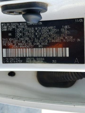 Photo 10 from auction – 2006 TOYOTA 4RUNNER SR with VIN JTEBU14R668060737