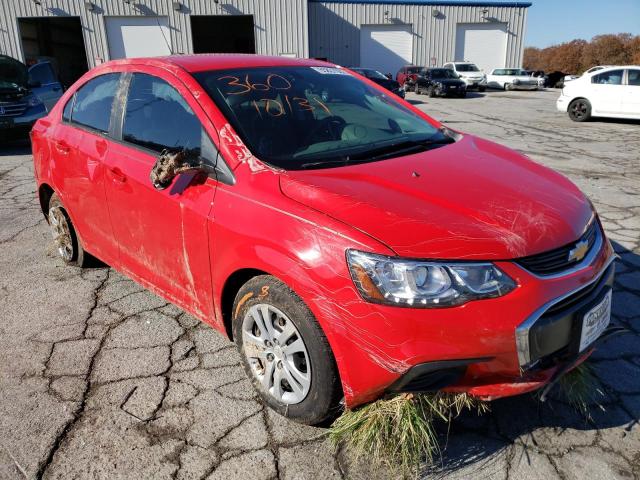 CHEVROLET SONIC LS 2017 with VIN 1G1JB5SH4H4121206 - Photo from auction