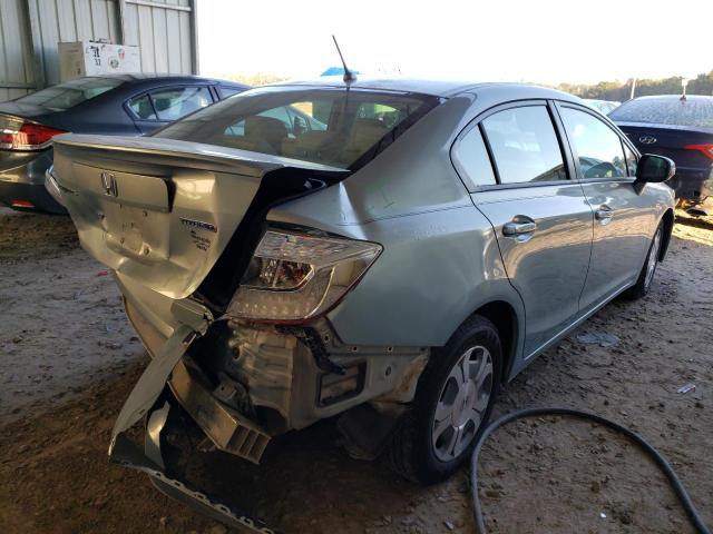 Photo 4 from auction – 2012 HONDA CIVIC HYBR with VIN JHMFB4F26CS004971