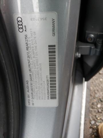 Photo 10 from auction – 2018 AUDI A6 PREMIUM with VIN WAUG8AFC0JN028171