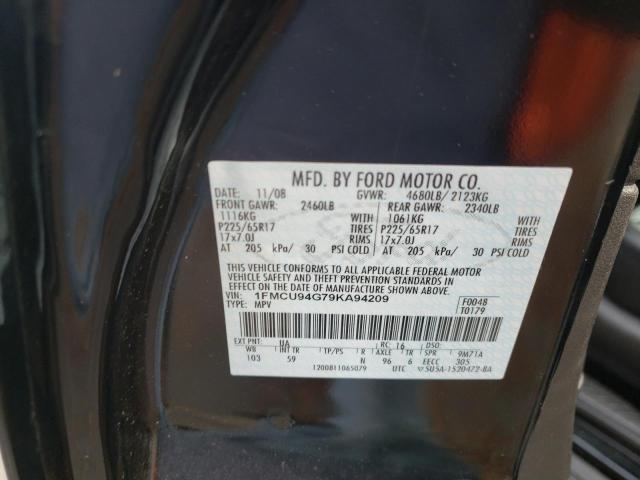 Photo 10 from auction – 2009 FORD ESCAPE LIM with VIN 1FMCU94G79KA94209