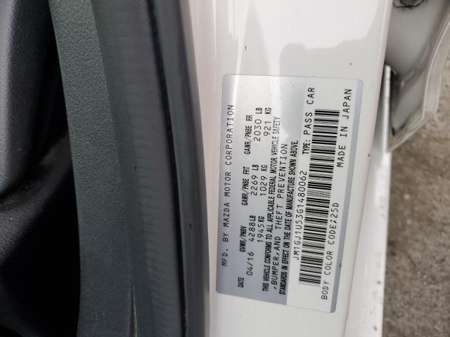 Photo 10 from auction – 2016 MAZDA MAZDA6 with VIN JM1GJ1U53G1480062