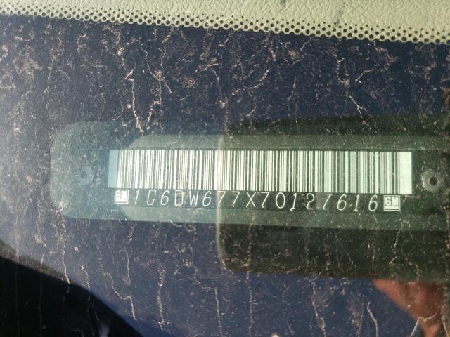 Photo 10 from auction – 2007 CADILLAC STS with VIN 1G6DW677X70127616