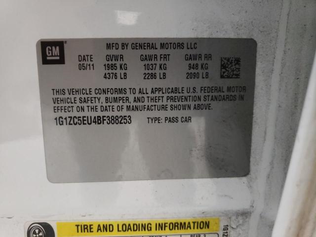 Photo 10 from auction – 2011 CHEVROLET MALIBU 1LT with VIN 1G1ZC5EU4BF388253