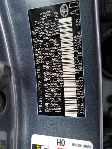 Photo 10 from auction – 2015 TOYOTA COROLLA L with VIN 2T1BURHE2FC290077