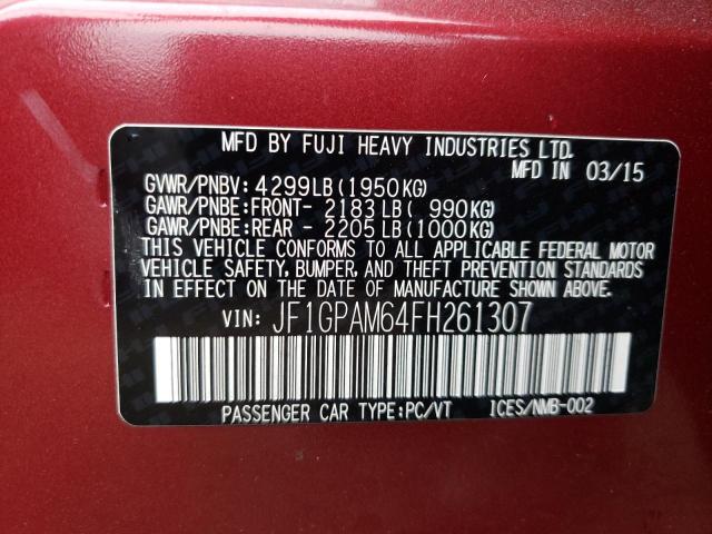 Photo 10 from auction – 2015 SUBARU IMPREZA LI with VIN JF1GPAM64FH261307
