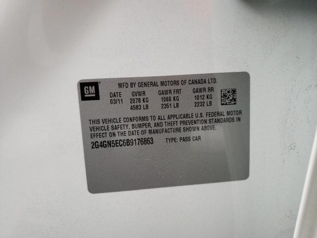 Фото 10 с аукциона – 2011 BUICK REGAL CXL с VIN 2G4GN5EC6B9176863