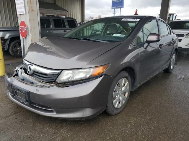 Photo 2 from auction – 2012 HONDA CIVIC LX with VIN JHMFB2F51CS003340