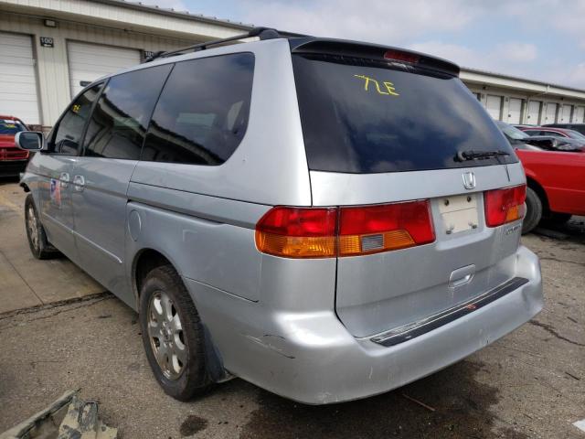 Photo 3 from auction – 2002 HONDA ODYSSEY EX with VIN 2HKRL18682H564109