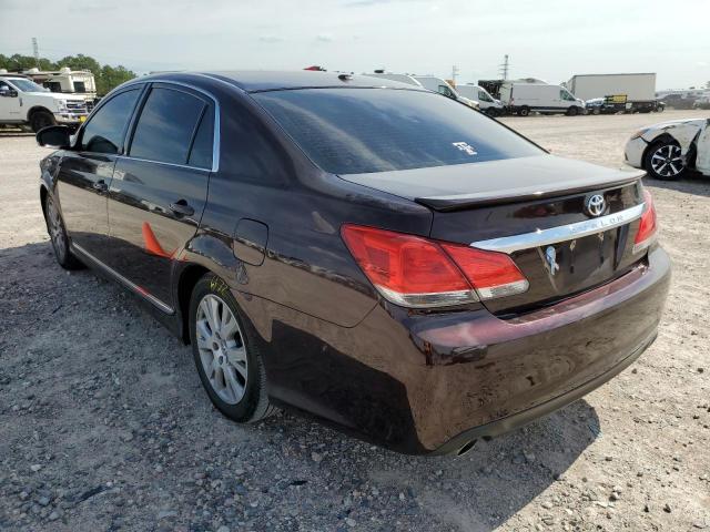 Photo 3 from auction – 2011 TOYOTA AVALON BAS with VIN 4T1BK3DB8BU416045