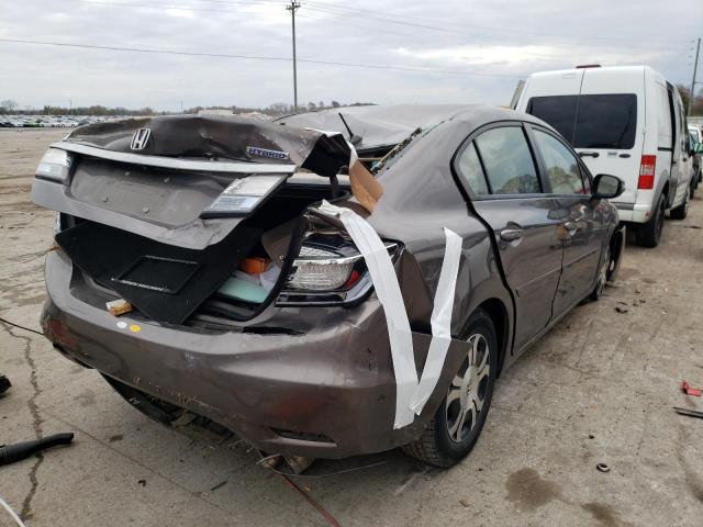Photo 4 from auction – 2013 HONDA CIVIC HYBR with VIN 19XFB4F23DE001404