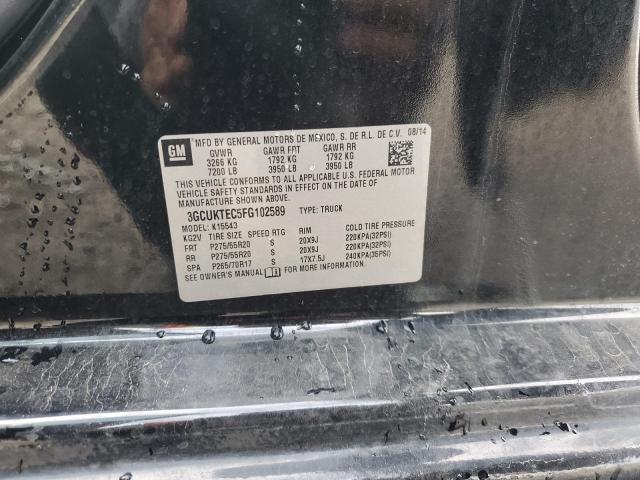 Photo 10 from auction – 2015 CHEVROLET SILVERADO with VIN 3GCUKTEC5FG102589