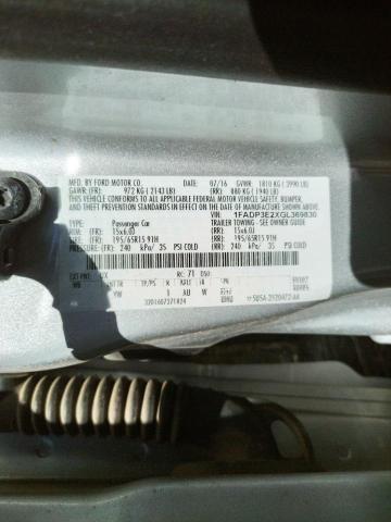 Photo 10 from auction – 2016 FORD FOCUS S with VIN 1FADP3E2XGL369830
