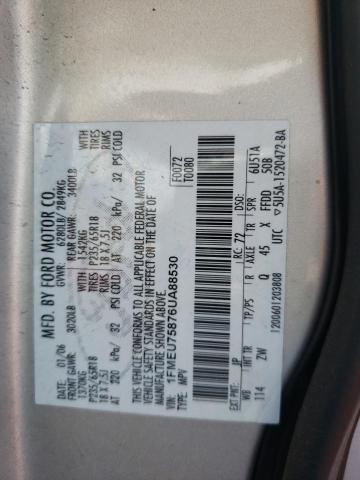 Photo 10 from auction – 2006 FORD EXPLORER L with VIN 1FMEU75876UA88530