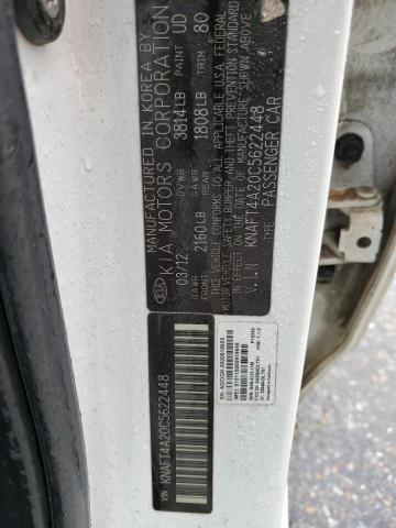 Photo 10 from auction – 2012 KIA FORTE LX with VIN KNAFT4A20C5622448