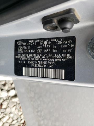 Photo 10 from auction – 2017 HYUNDAI ACCENT SE with VIN KMHCT4AE8HU169950