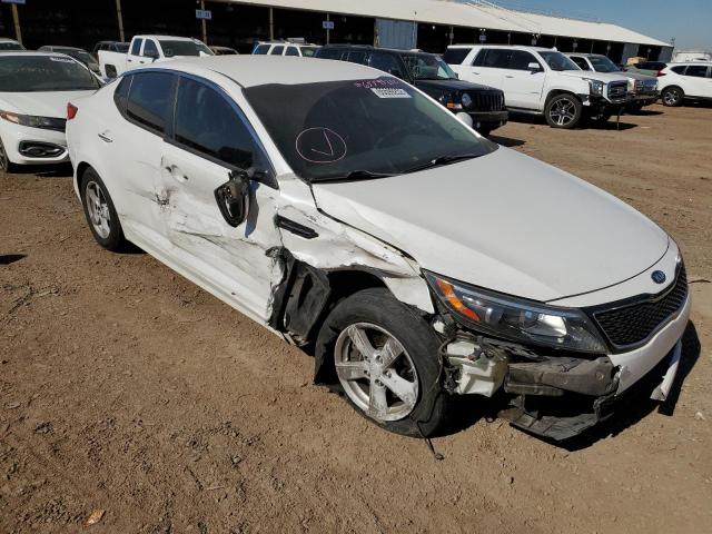 KIA OPTIMA LX 2014 with VIN KNAGM4A74E5485823 - Photo from auction