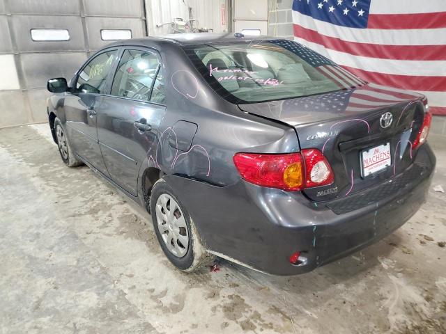 Photo 3 from auction – 2009 TOYOTA COROLLA BA with VIN JTDBL40E199032225