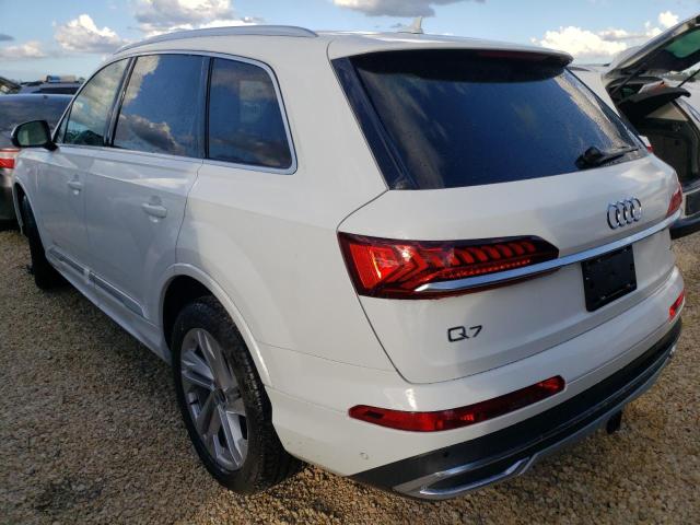 Photo 3 from auction – 2021 AUDI Q7 PREMIUM with VIN WA1LXAF76MD019504