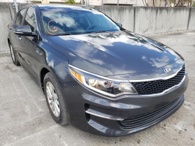 KIA OPTIMA LX 2018 with VIN KNAGT4L34J5213893 - Photo from auction