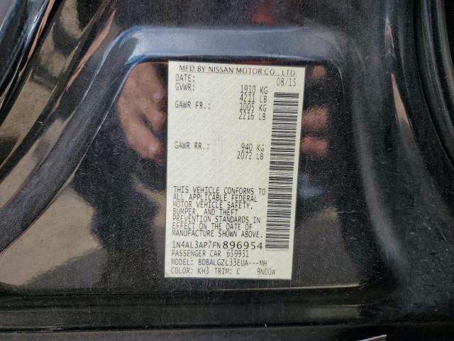 Photo 10 from auction – 2015 NISSAN ALTIMA 2.5 with VIN 1N4AL3AP7FN896954