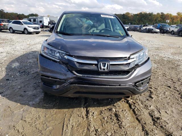 Photo 9 from auction – 2016 HONDA CR-V LX with VIN 2HKRM3H33GH505877