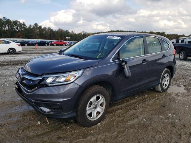 Photo 2 from auction – 2016 HONDA CR-V LX with VIN 2HKRM3H33GH505877