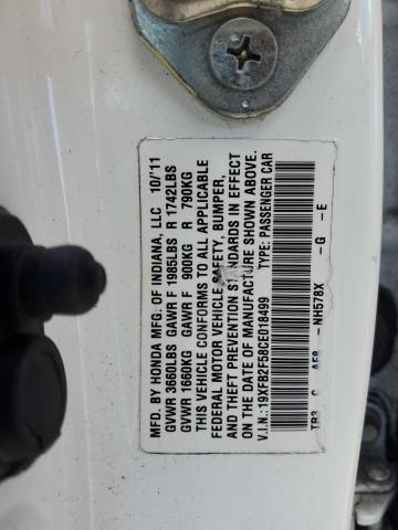 Zdjęcie 10 z aukcji – 2012 HONDA CIVIC LX z VIN 19XFB2F58CE018499