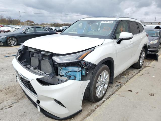 Photo 2 from auction – 2021 TOYOTA HIGHLANDER with VIN 5TDDZRBH5MS540087