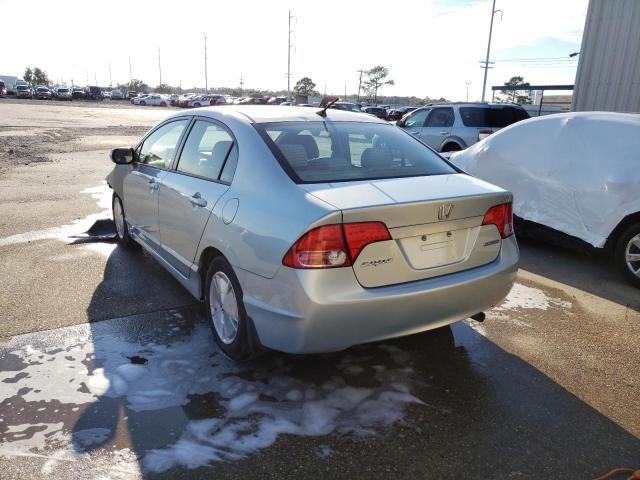 Photo 3 from auction – 2008 HONDA CIVIC HYBR with VIN JHMFA36208S008843