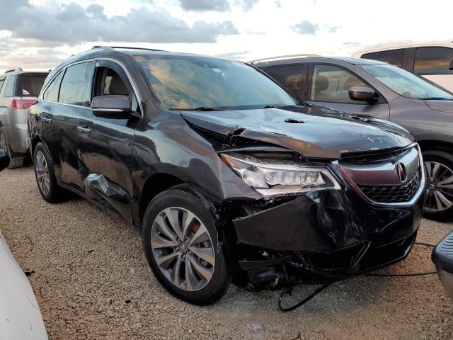 ACURA MDX TECHNO 2014 with VIN 5FRYD4H45EB027482 - Photo from auction