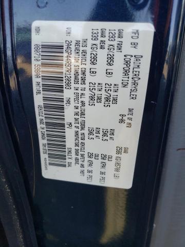 Photo 10 from auction – 2007 CHRYSLER TOWN & COU with VIN 2A4GP44R97R120903