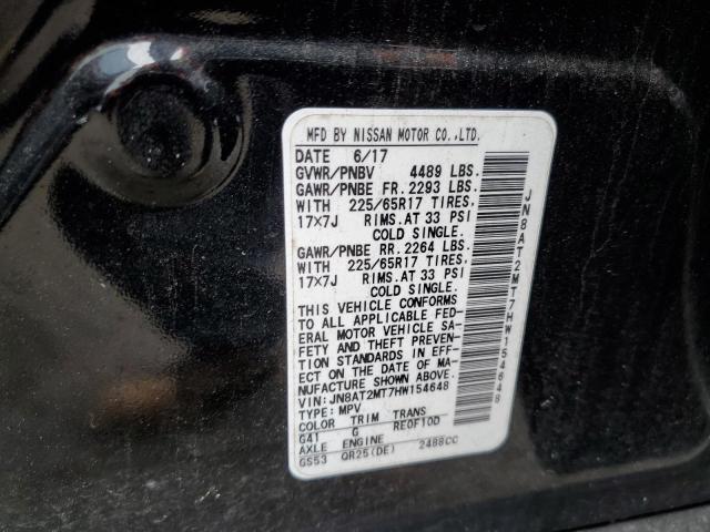 Photo 10 from auction – 2017 NISSAN ROGUE S with VIN JN8AT2MT7HW154648