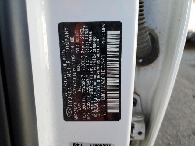 Photo 10 from auction – 2019 HYUNDAI TUCSON LIM with VIN KM8J3CA46KU002941