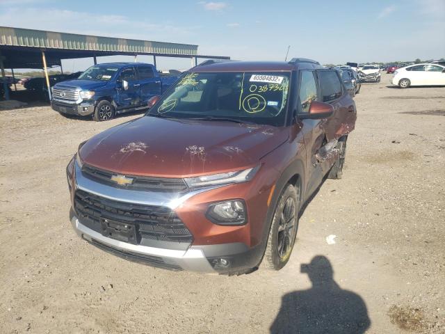 Photo 2 from auction – 2021 CHEVROLET TRAILBLAZE with VIN KL79MPSL5MB038732