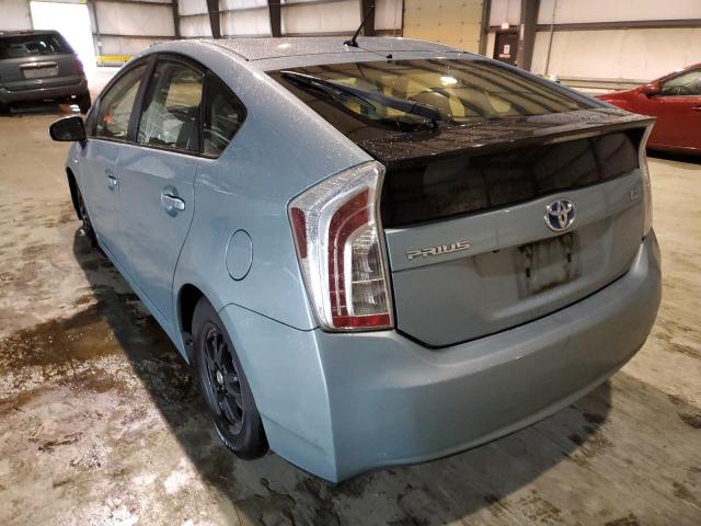 Photo 3 from auction – 2014 TOYOTA PRIUS with VIN JTDKN3DU0E1737953
