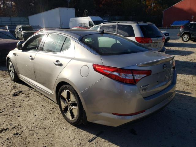 Photo 3 from auction – 2013 KIA OPTIMA HYB with VIN KNAGM4AD2D5040503