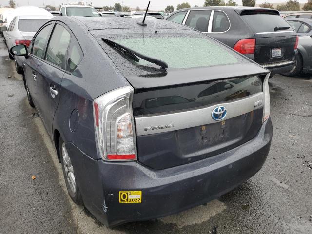 Photo 3 from auction – 2012 TOYOTA PRIUS PLUG with VIN JTDKN3DP3C3025464